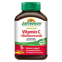 JAMIESON Vitamín C s bioflavonoidmi PREMIUM 600mg 90 kapsúl