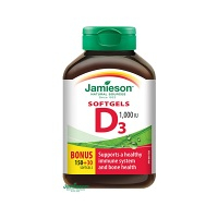 JAMIESON Vitamín D3 1000 IU 180 kapsúl