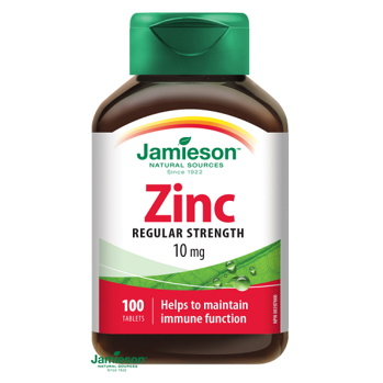 JAMIESON Zinok 10 mg 100 tabliet