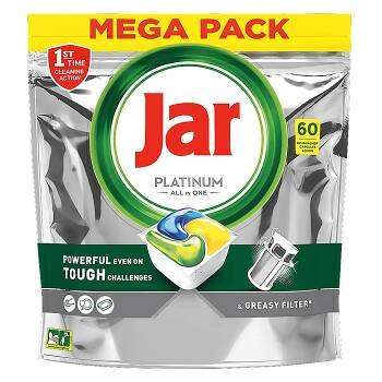 JAR Tablety do umývačky Platinum All-in-One 60 ks