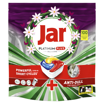 JAR Tablety do umývačky Platinum Plus Yellow 100 kusov ()