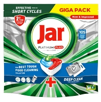 JAR Tablety do umývačky Platinum Plus All In One Deep Clean 105 ks