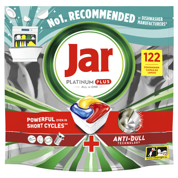 JAR Tablety do umývačky Platinum Plus Yellow 122 kusov ()
