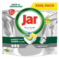 JAR Tablety do umývačky Platinum All-in-One Yellow 125 ks