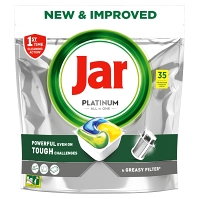 JAR Tablety do umývačky Platinum Plus All-in-One Yellow 35 ks