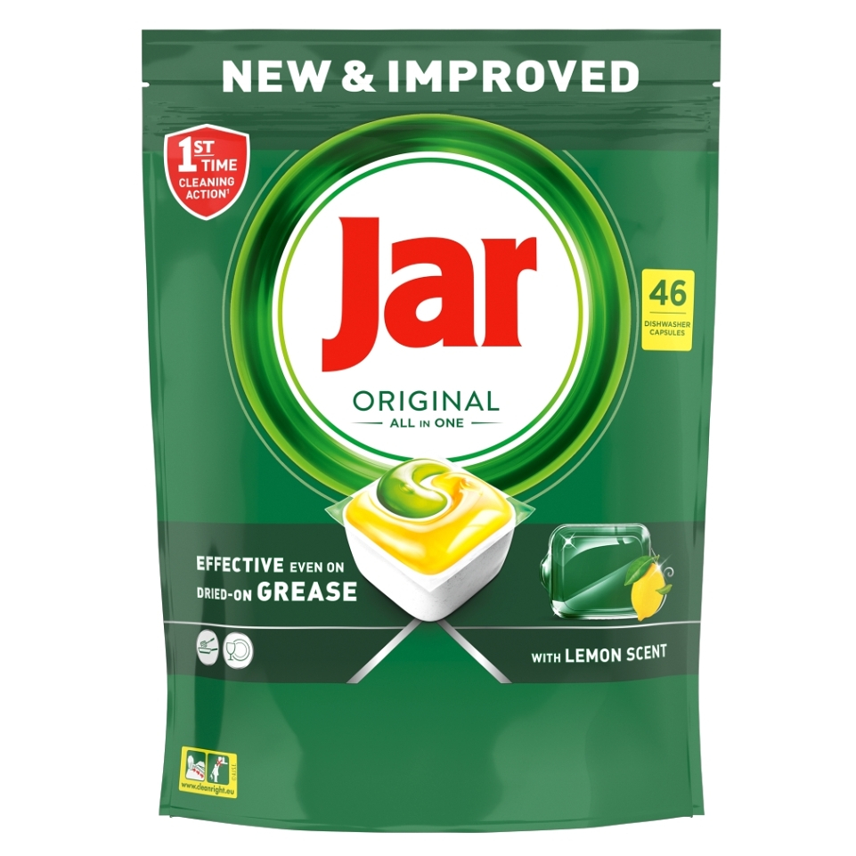 JAR Tablety do umývačky Original All-in-One Yellow 46 ks kúpite na Mojalekaren.sk