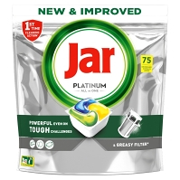 JAR Tablety do umývačky Platinum All-in-One Yellow 75 ks