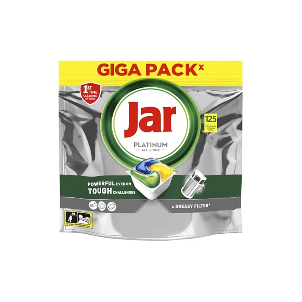 JAR Tablety do umývačky Platinum All-in-One 125 kusov