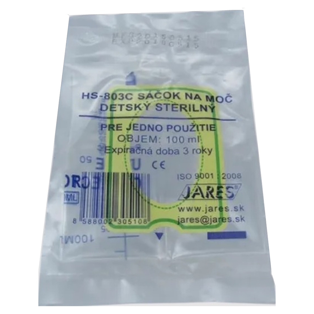 JARES HS-803C Sáčok na moč detský sterilný 100 ml