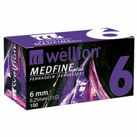 Ihly WELLION MEDFINE PLUS 31Gx6mm 100ks inzulínová pera