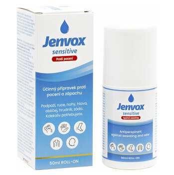 JENVOX Sensitive Roll-on Proti poteniu a zápachu 50 ml