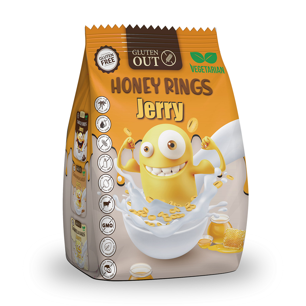 E-shop NERANO Raňajkové krúžky medové 375 g