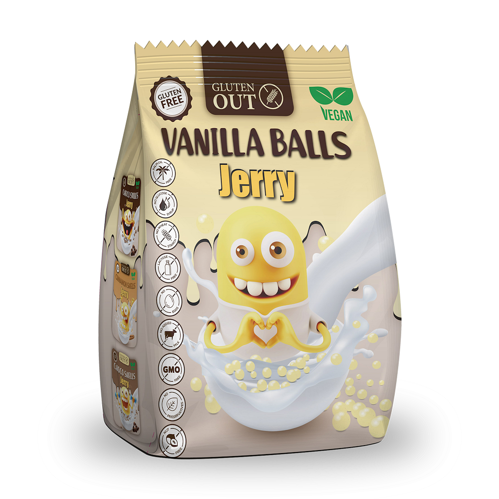 E-shop NERANO Raňajkové guličky vanilkové 375 g
