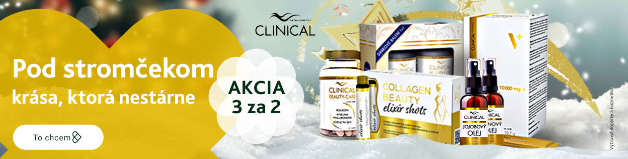 AKCIA 3 ZA CENU 2 na Clinical