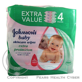 Johnson & Johnson BABY WIPES EXTRA PROTECTION 256KS