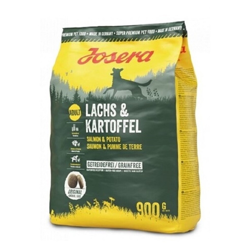 JOSERA Lachs & Kartoffel granule pre psov 1 ks, Hmotnosť balenia (g): 4,5 kg