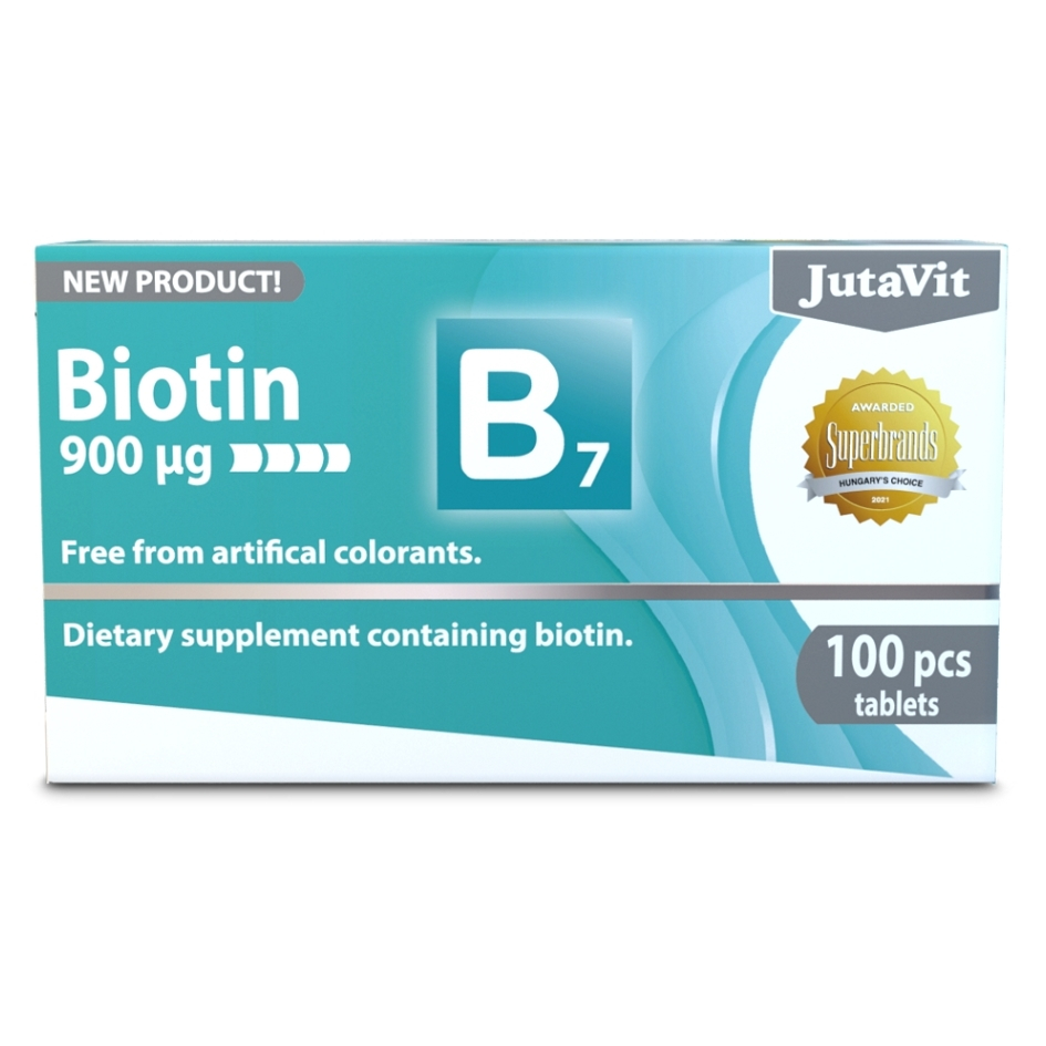 JUTAVIT Biotín 900 µg vitamín B7 100 tabliet kúpite na Mojalekaren.sk