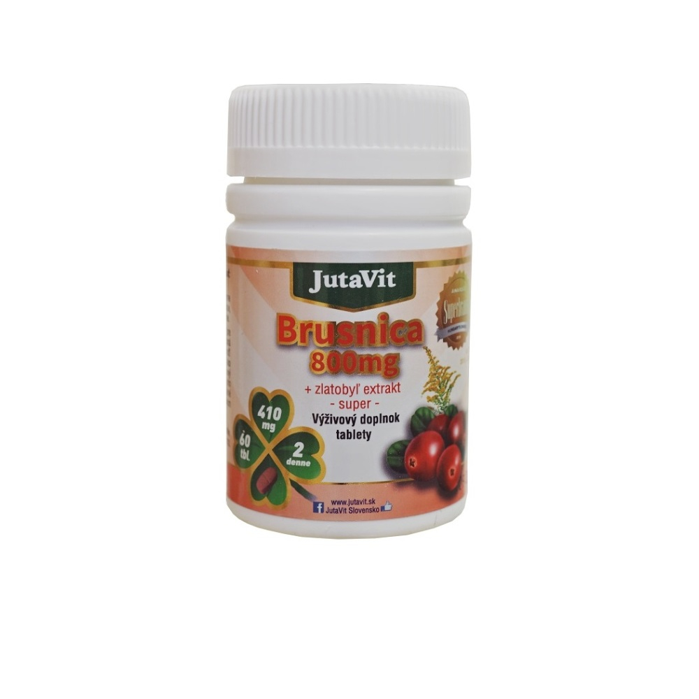 JUTAVIT Brusnica 800 mg + zlatobyľ 60 tabliet kúpite na Mojalekaren.sk