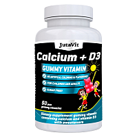 JUTAVIT Gumkáči vápnik + vitamín d3 - kids 50 kusov