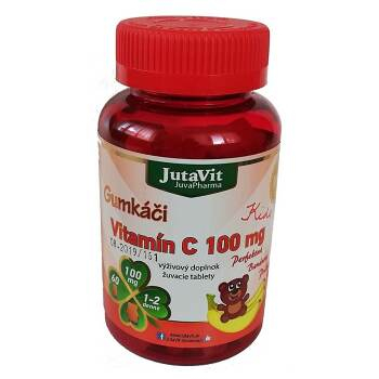 JUTAVIT Gumkáči vitamín C 100 mg - kids 60 gum