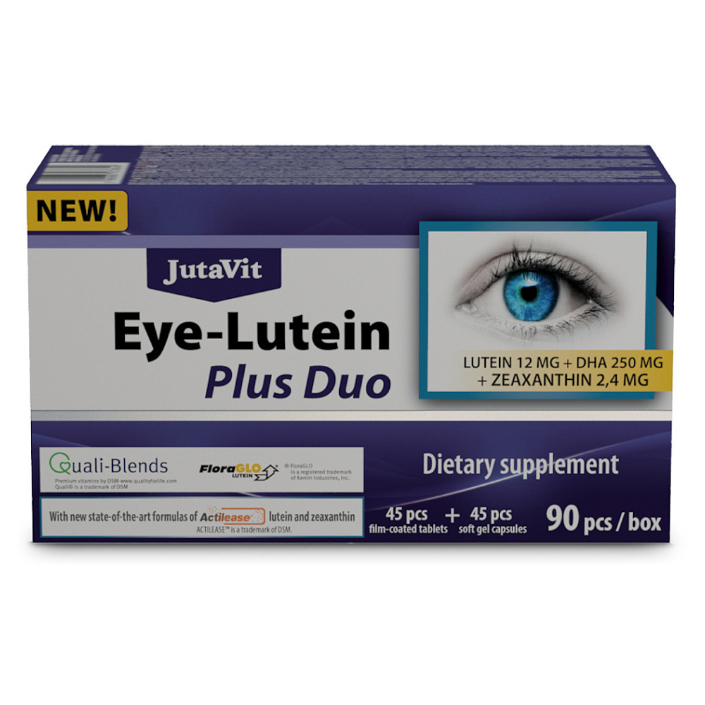 Jutavit Lutein komplex Plus Duo 45 tabliet + 45 kapsúl kúpite na Mojalekaren.sk
