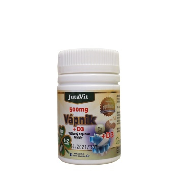 JUTAVIT Vápnik 500 mg s vitamínom D3 50 tabliet