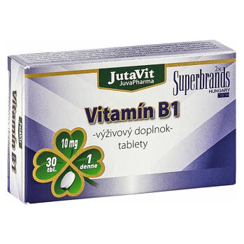 JUTAVIT Vitamín B1 - 10 mg 30 tabliet