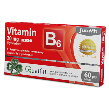 JUTAVIT Vitamín B6 20 mg 60 tabliet