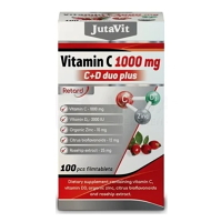 JUTAVIT Vitamín C 1000 mg + D3 2000 IU duo plus 100 tabliet