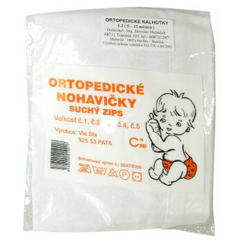 Nohavičky ortopedické dojčenské veľkosť č. 1 suchý zips