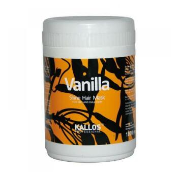 KALLOS Vanilla Shine maska pre oživenie suchých vlasov 1000 ml