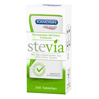 KANDISIN Stevia sladidlo 300 tabliet