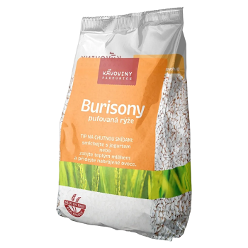 KÁVOVINY PARDUBICE Burisony ryžové 135 g (Krehké chlebíky a pufované výrobky) - Sladké