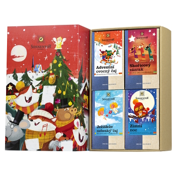 SONNENTOR Čajová darčeková kazeta variácie čajov BIO 4 x 20 sáčkov (Bylinné čaje) - BIO, Bylinné