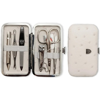 KELLERMANN dámska sada na manikúru 7412 P N vzor pštrosia koža, béžová (Sady)