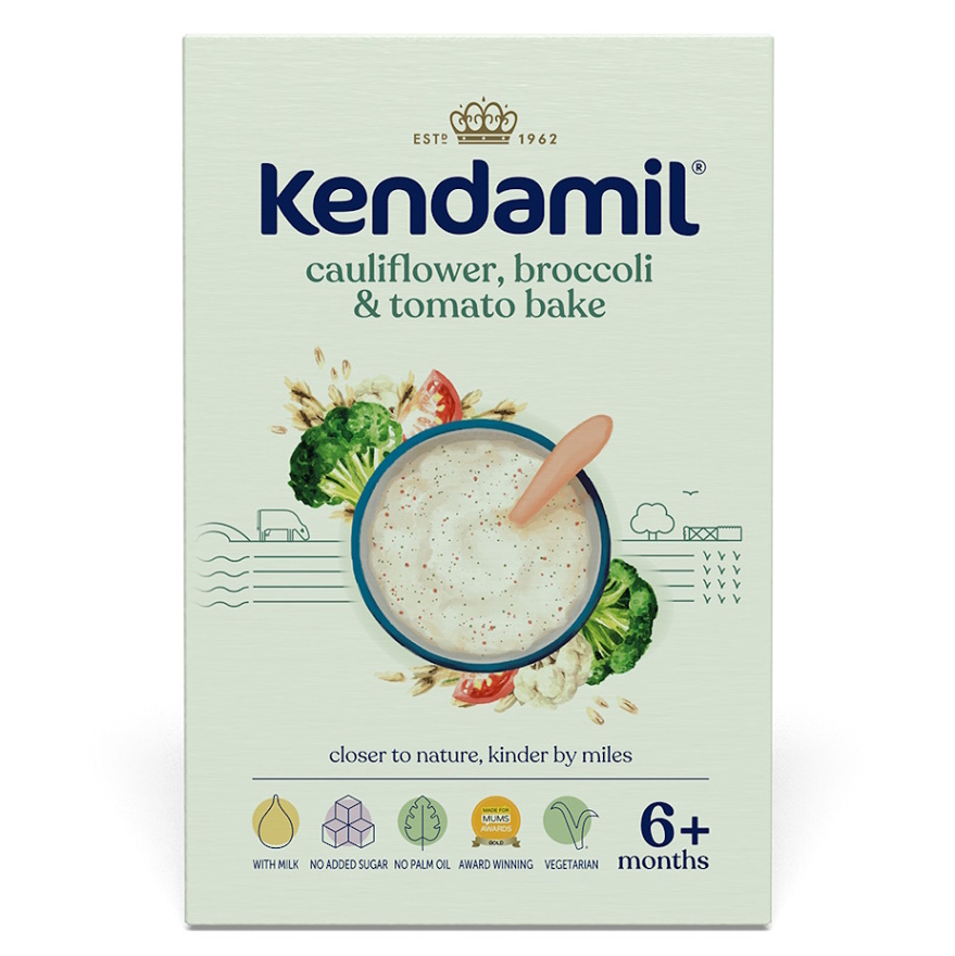 KENDAMIL Mliečna kaša s brokolicou, karfiolom a paradajkami 6m+ 150 g kúpite na Mojalekaren.sk
