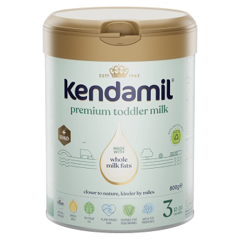 KENDAMIL Premium 3 HMO+ Pokračovacie batoľacie mlieko od 12 mesiacov 800 g (Pokračovacie mlieka)