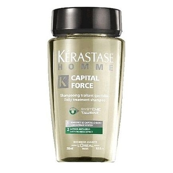 Kerastase Homme Capital Force Shampoo AntiOiliness Effect 1000ml (Proti mastnotě vlasov) (Šampóny)
