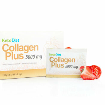 KETODIET Collagen Plus 5000 mg jahoda 30 vreciek