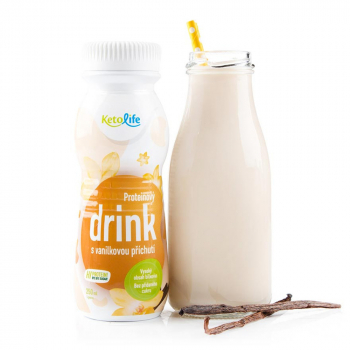 KETOLIFE Proteínový drink s vanilkovou príchuťou 250 ml