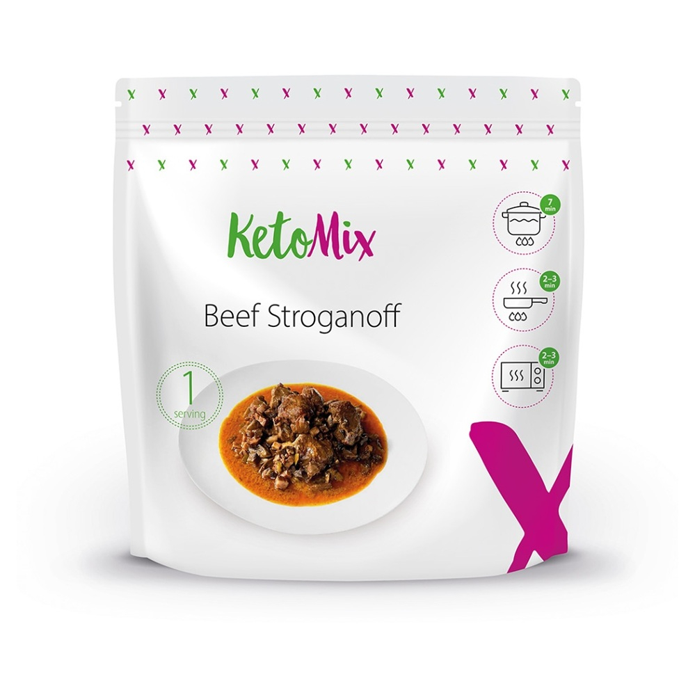 KETOMIX Hovädzie stroganov diétne hotové jedlo 250 g