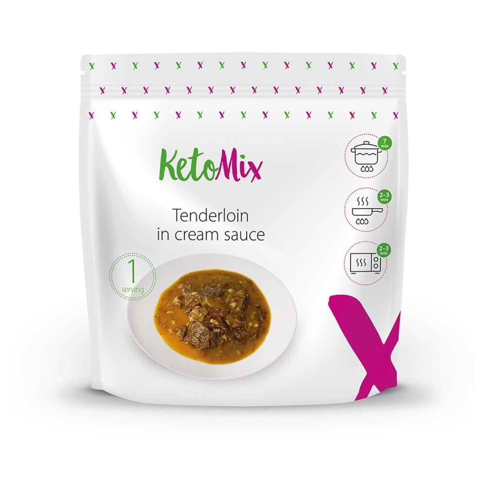 KETOMIX Sviečková omáčka s hovädzím mäsom diétne hotové jedlo 250 g