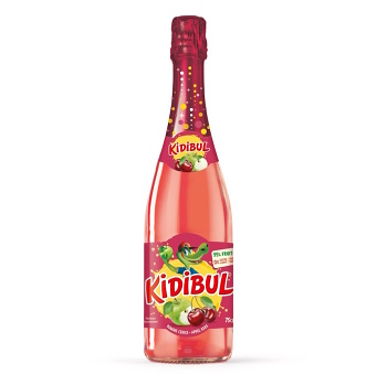 KIDIBUL Detský šumivý nápoj jablko a čerešňa 750 ml (Džúsy, sirupy, minerálne vody)