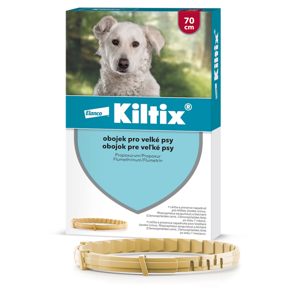 E-shop KILTIX Obojok proti blchám a kliešťom pre veľké psy 70 cm