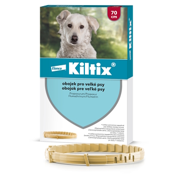 KILTIX Obojok proti blchám a kliešťom pre veľké psy 70 cm (Obojky proti kliešťom a blchám pre psov)