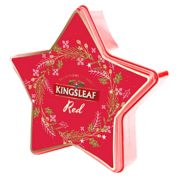 KINGSLEAF Kolekcia hviezda červená 30 g (Čierne čaje)