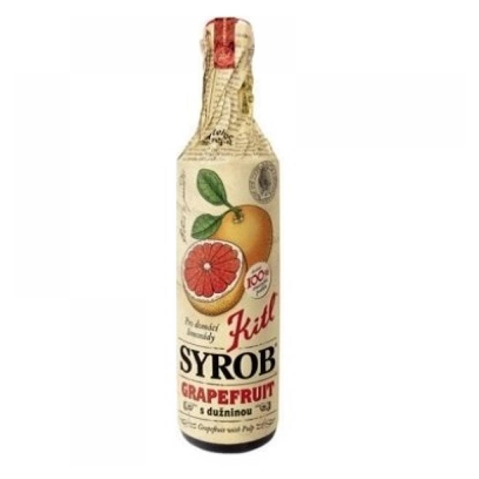E-shop KITL Syrob grapefruit s dužinou 500 ml - sirup na prípravu domácich limonád