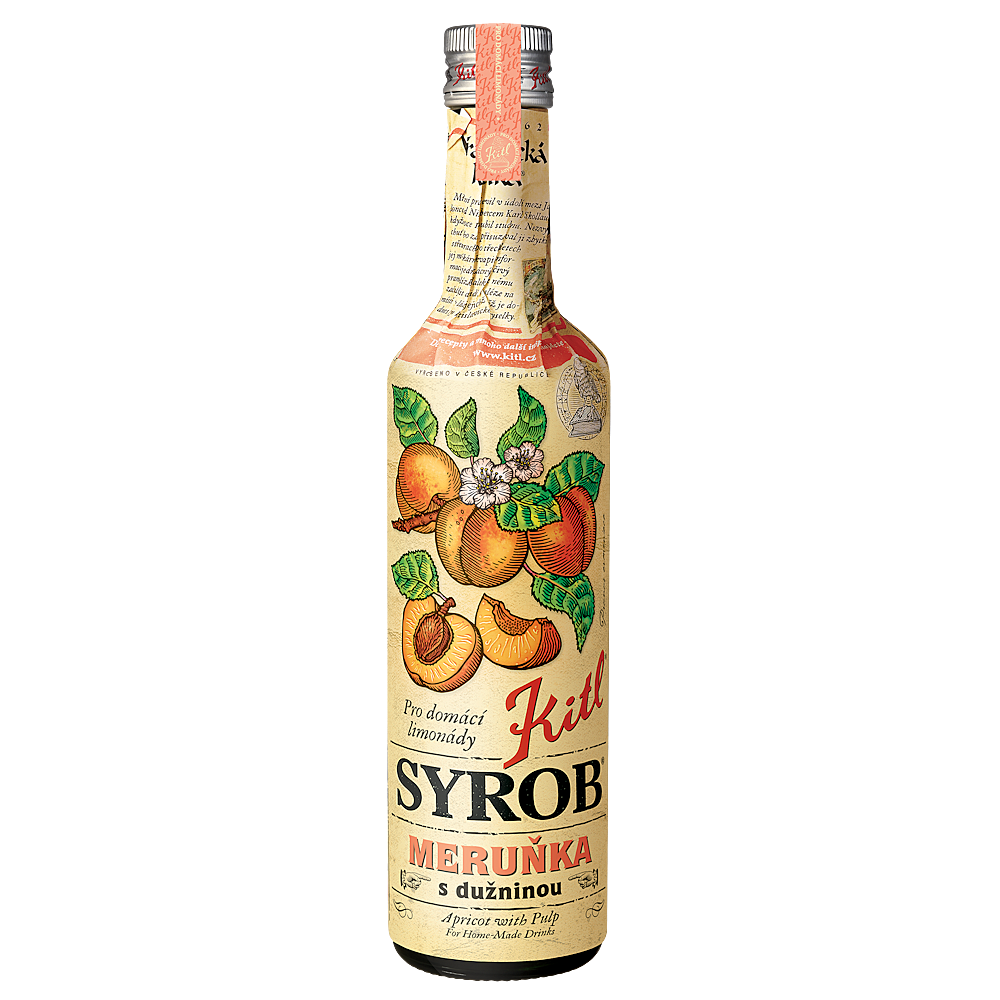 KITL Syrob marhuľa s dužninou 500 ml
