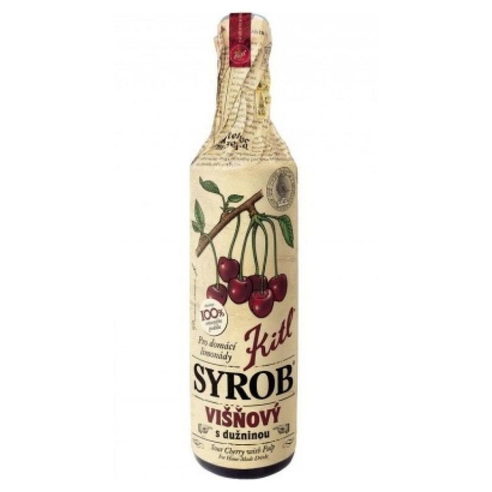 E-shop KITL Syrob višňový s dužninou 500 ml - sirup na prípravu domácich limonád