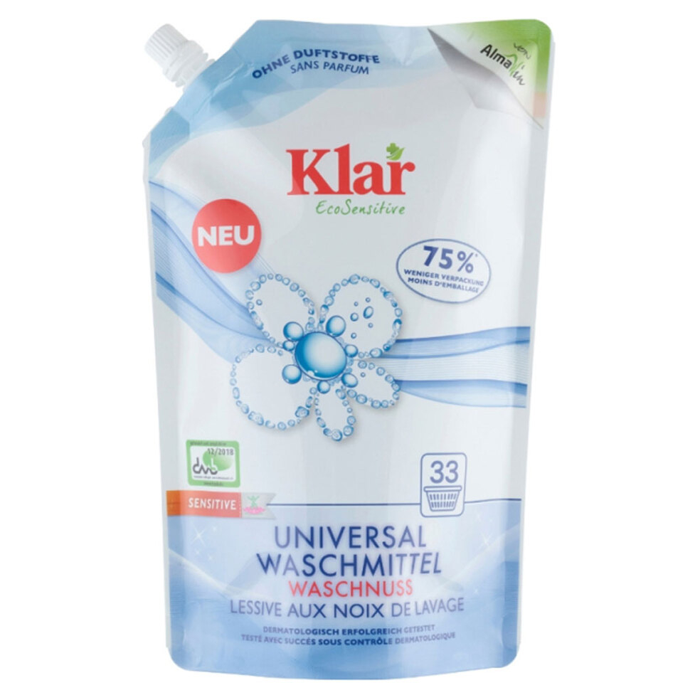 E-shop KLAR Univerzálny prací prostriedok – eko balenie 1,5 l